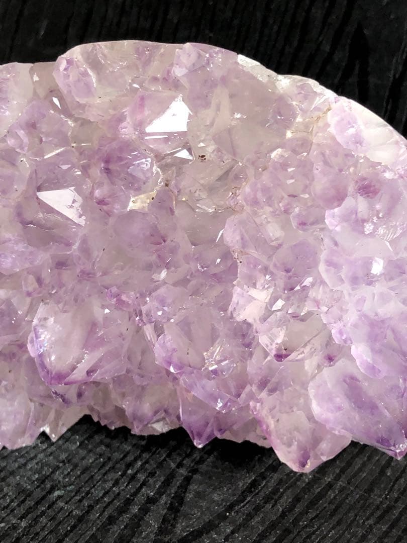 ✳❤️綺麗　レア　523g みずみずしいラベンダーアメジスト　クラスター