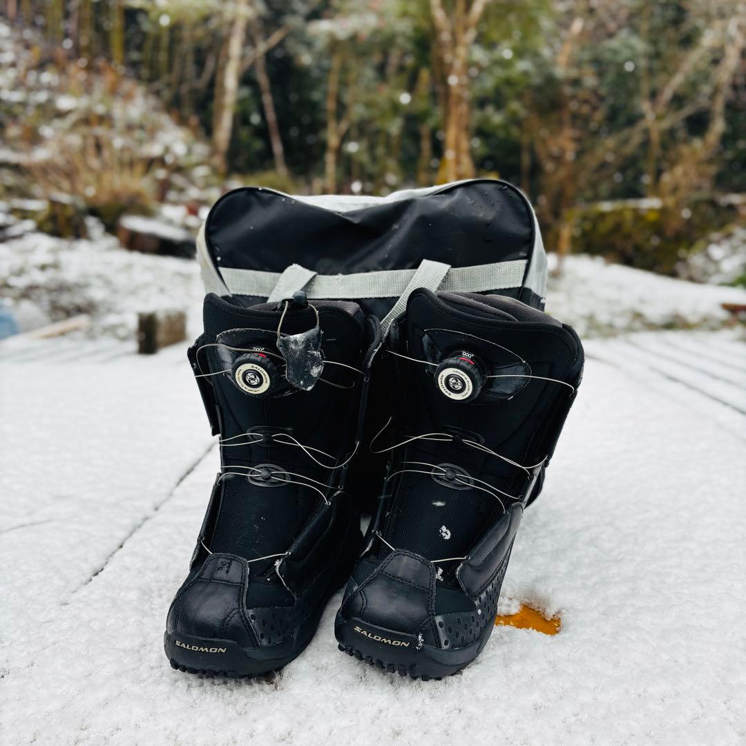 Salomon Boa スノーボードブーツ 黒 24.5cm バッグ付き【美品】