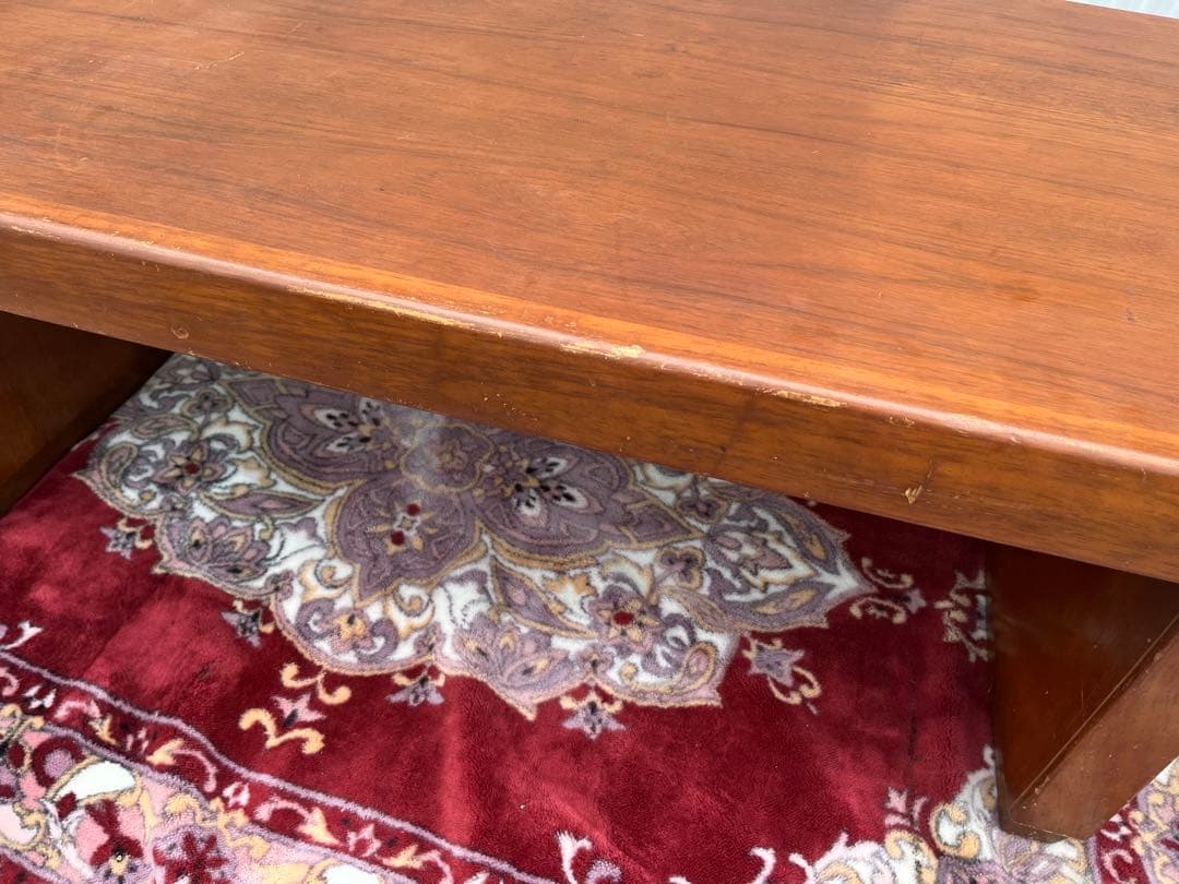 【アンティーク】maruni/マルニ木工 木製 一枚板 無垢材 センターテーブル