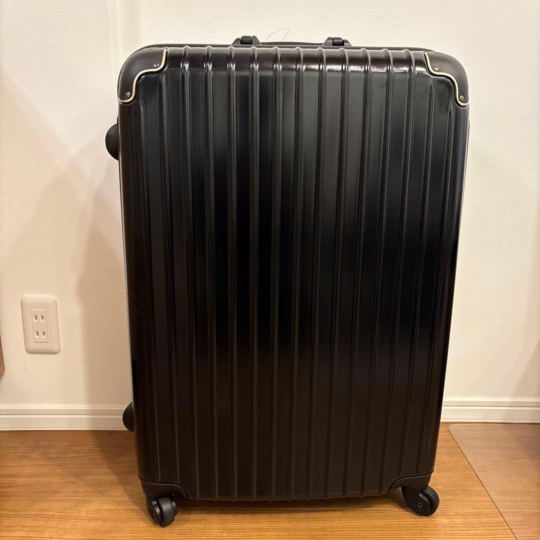 【新品】スーツケース/ブラック/大容量107L