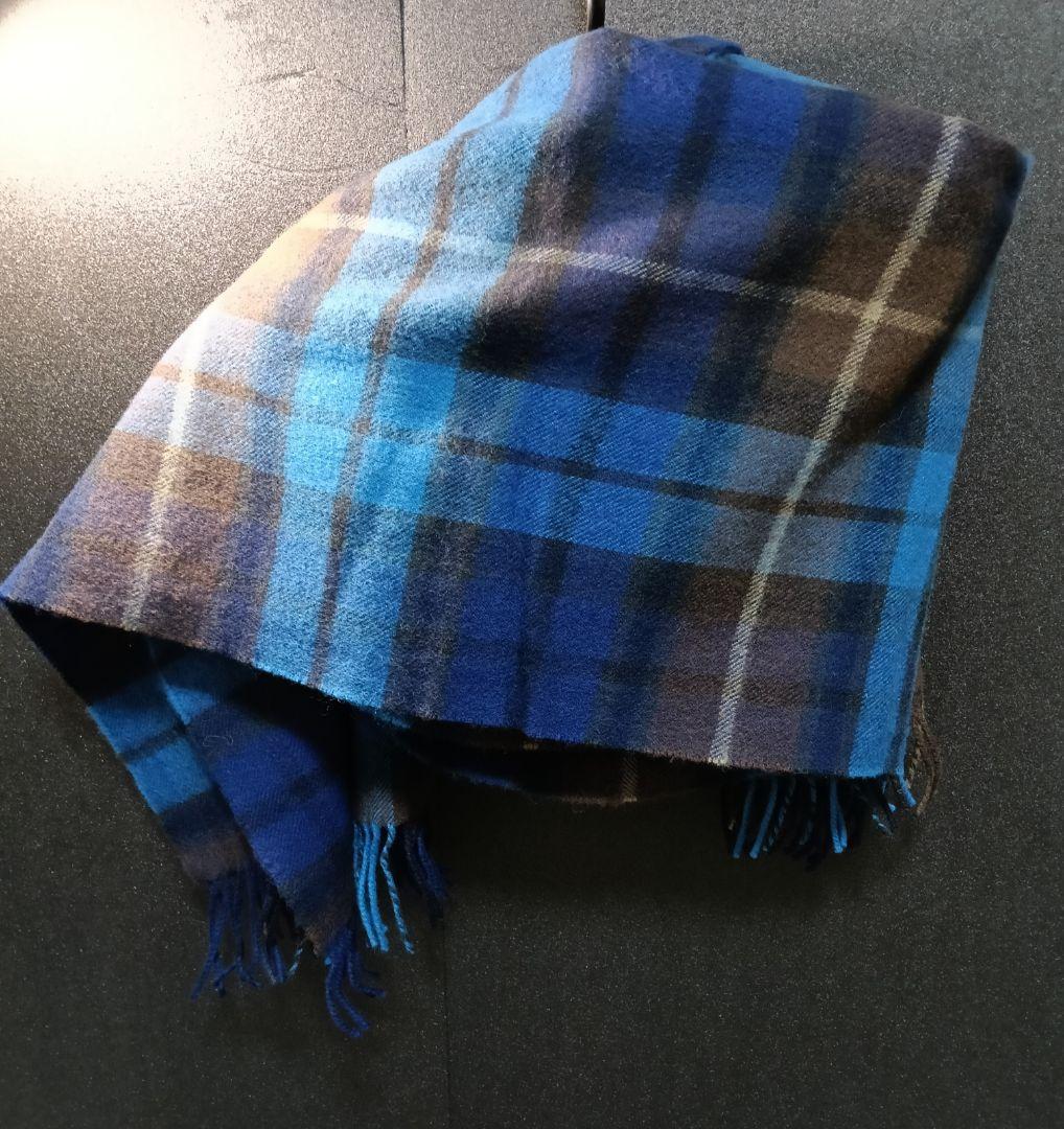 『コムデギャルソンシャツ』×『ロキャロン』コラボ 大判ウールストールポンチョ