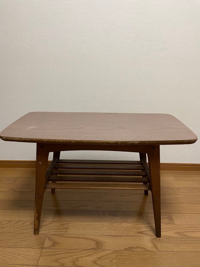 木製　センターテーブル　昭和レトロ　古家ミッドセンチュリー