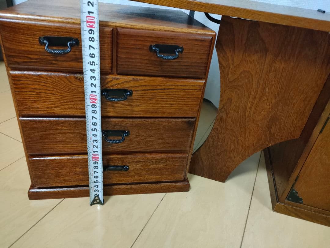 専用昭和レトロ☆　折りたたみ式文机/作業台　折りたたみミシン台　木製