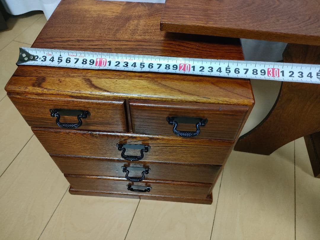 専用昭和レトロ☆　折りたたみ式文机/作業台　折りたたみミシン台　木製