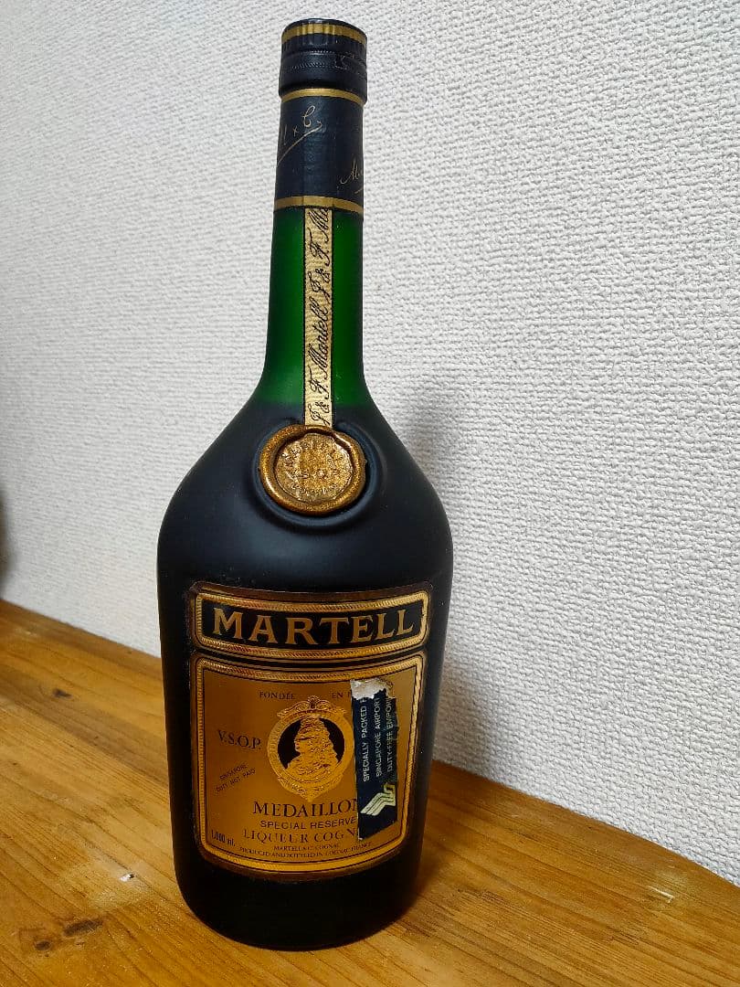 古酒 MARTELL MEDAILLON ブランデー 1000㎖ 1980年代
