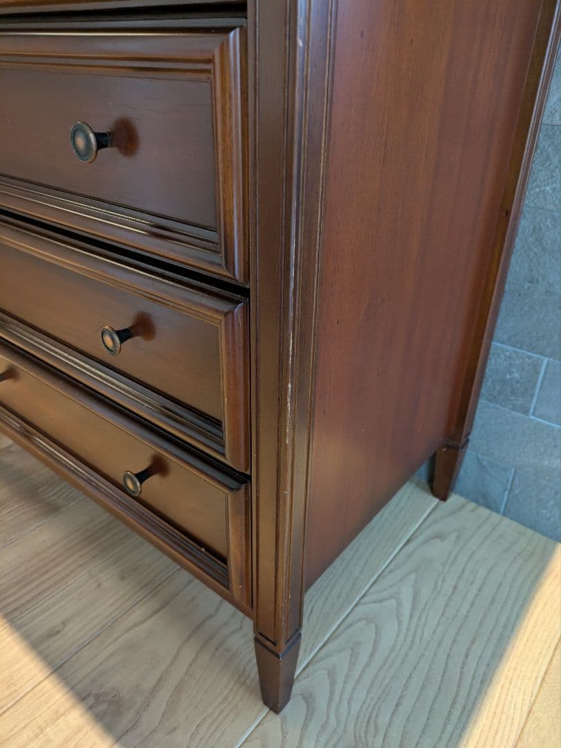 東海家具 KENT ケントシリーズ サイドチェスト 4段 整理タンス