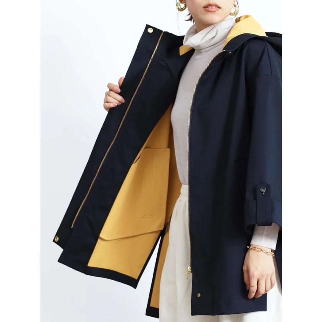 新品タグ付き　5.4万円！グランターブル　バイカラーオーバーコート