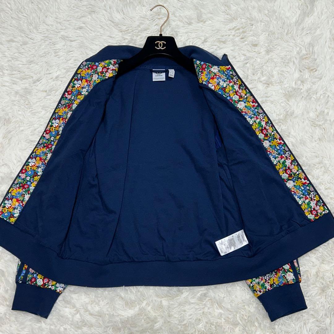 [極美品] アディダス ジャージ XL フローラル トラックトップ 花柄 激レア