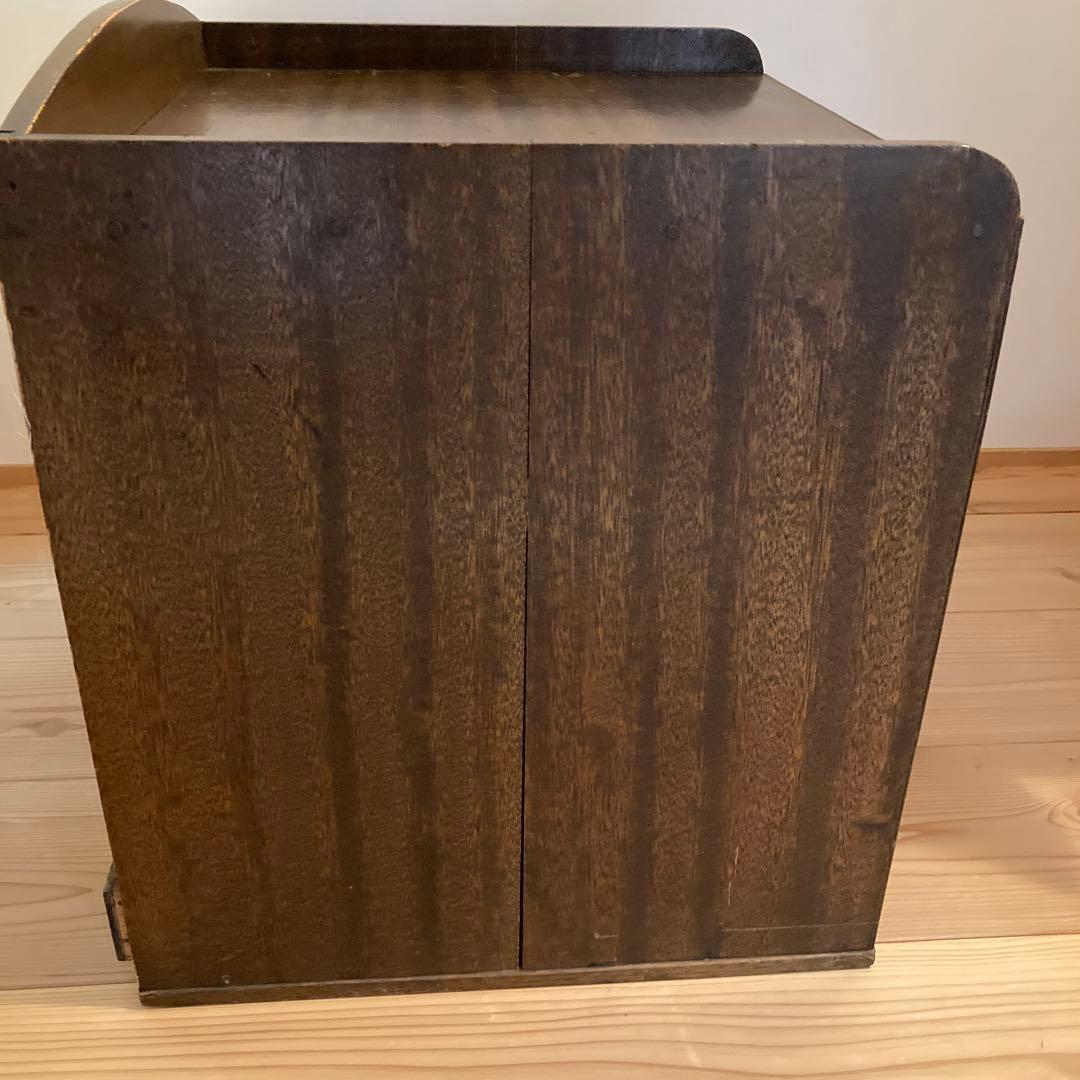 手芸店　什器　木製引き出し収納　￼骨董市