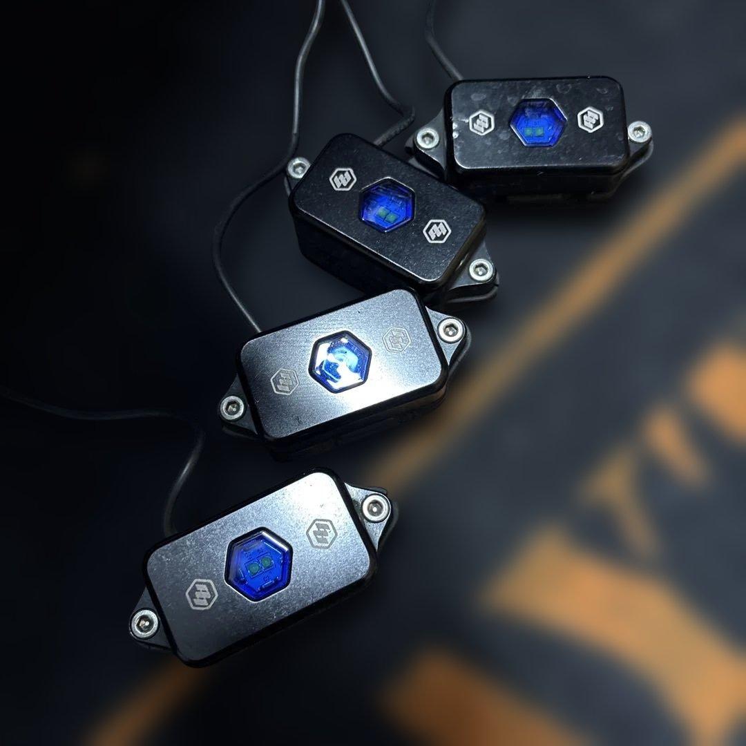 BajaDesigns 正規品 LED ロックライト ブルー　4個セット