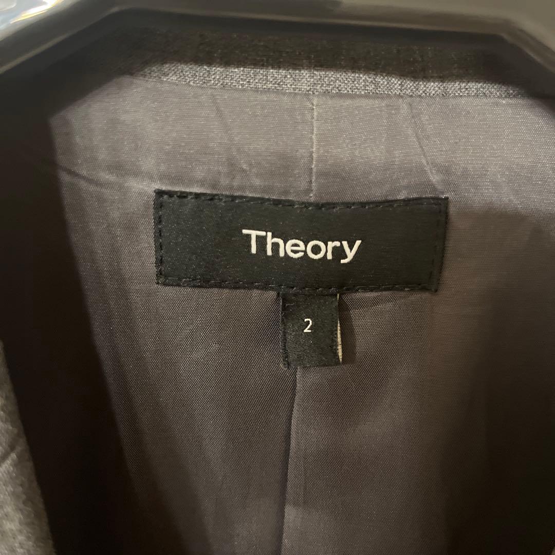 【美品】セオリー　レディース　スーツ　セットアップ　グレー　M