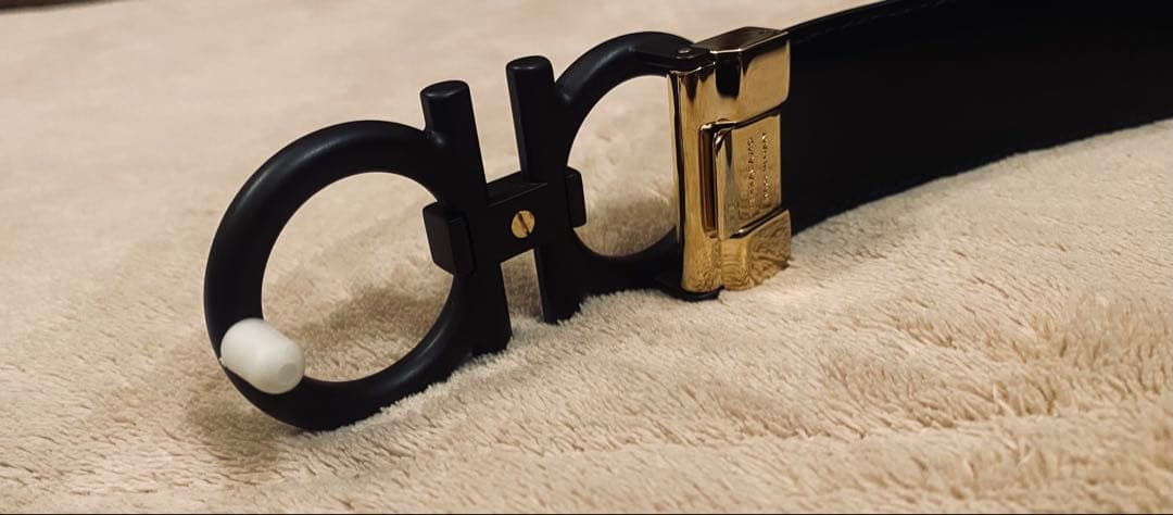 Salvatore Ferragamo ブラウン　レザーベルト フェラガモ