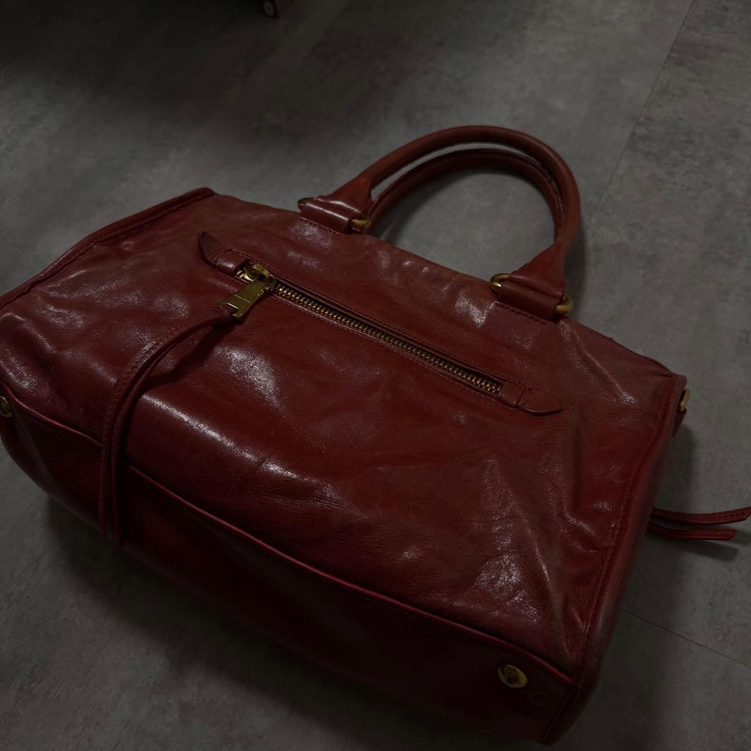 【希少カラー‼️】miumiu ハンドバック　レザー　ピンク