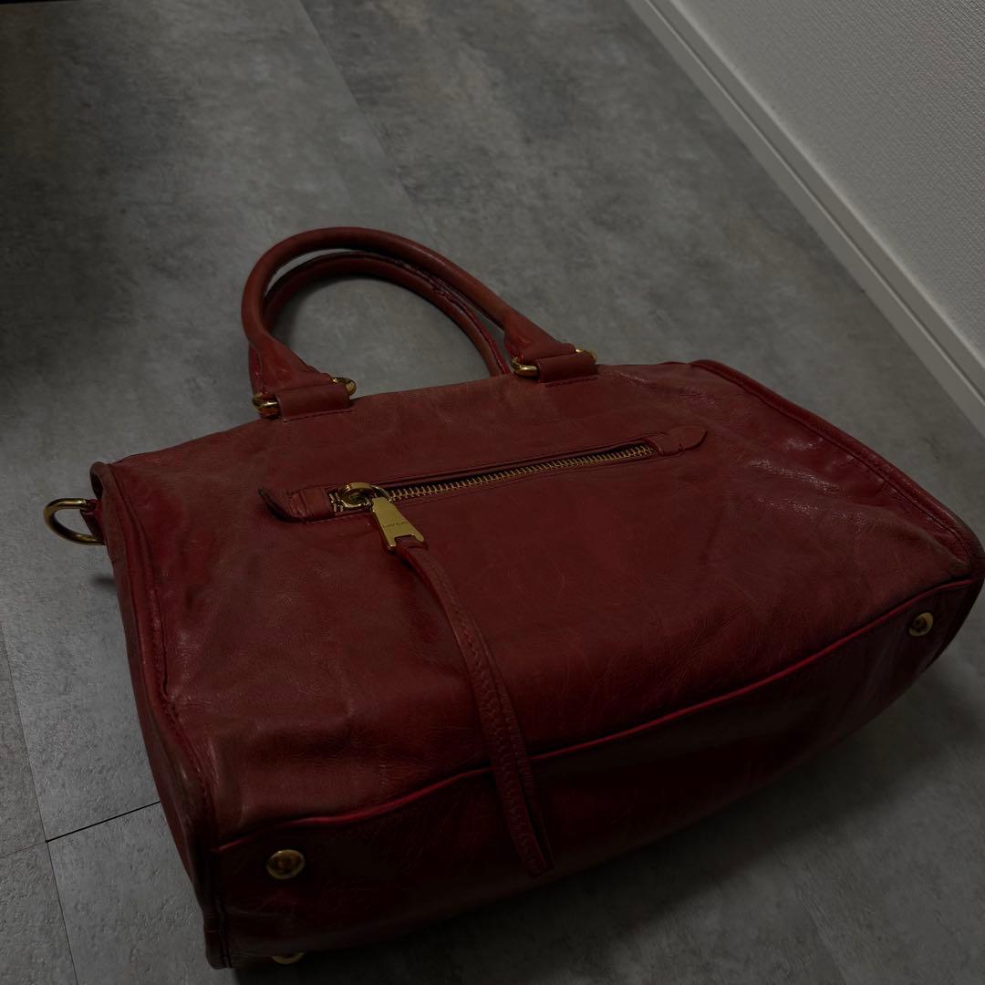 【希少カラー‼️】miumiu ハンドバック　レザー　ピンク