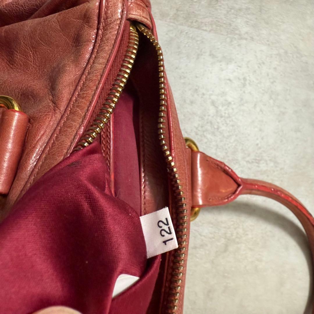 【希少カラー‼️】miumiu ハンドバック　レザー　ピンク