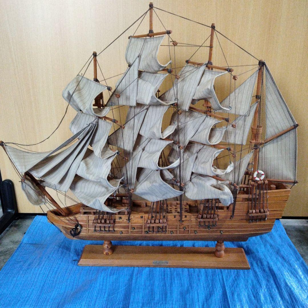 アンティーク　大型　帆船　模型　スパニッシュガレオン