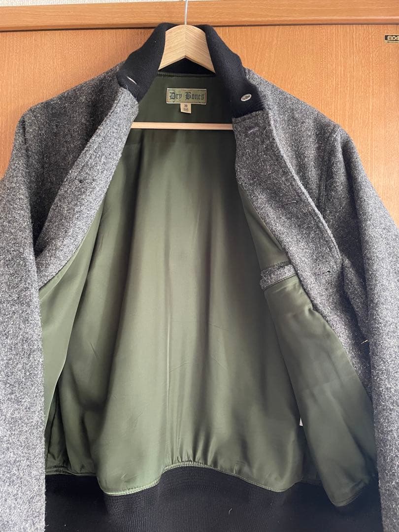 Dry Bones アウター 38 ドライボーンズA-1 ジャケット ウール