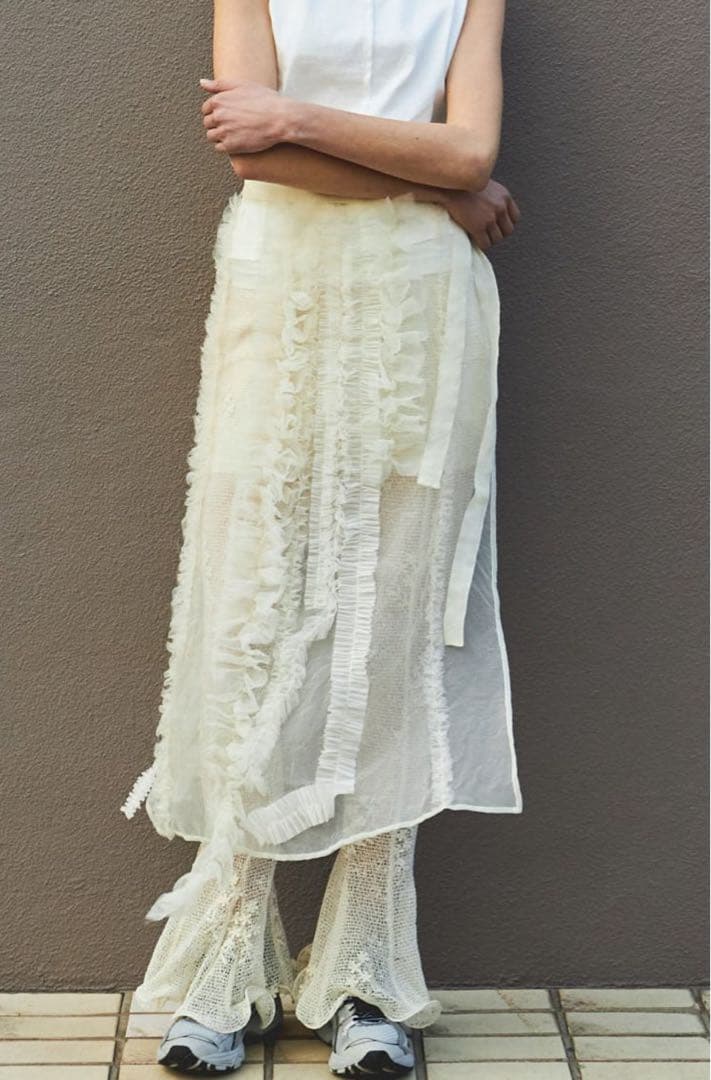 美品☆ Maison Special チュール シアースカート