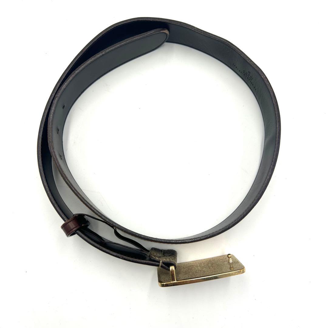 GUCCI グッチ ベルト シェリー GGキャンバス スプリーム レザー