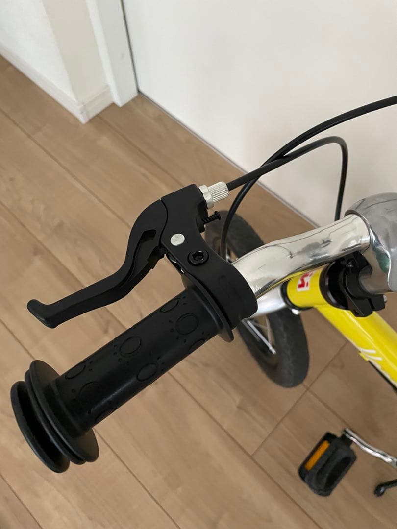 【美品】へんしんバイク　黄色 12インチ