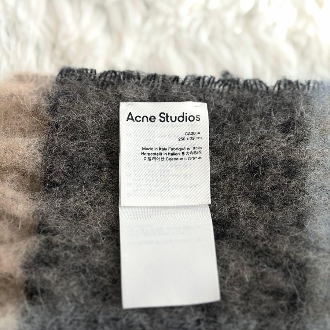 Acne Studios/アクネ ストゥディオズ_モヘアチェックスカーフ