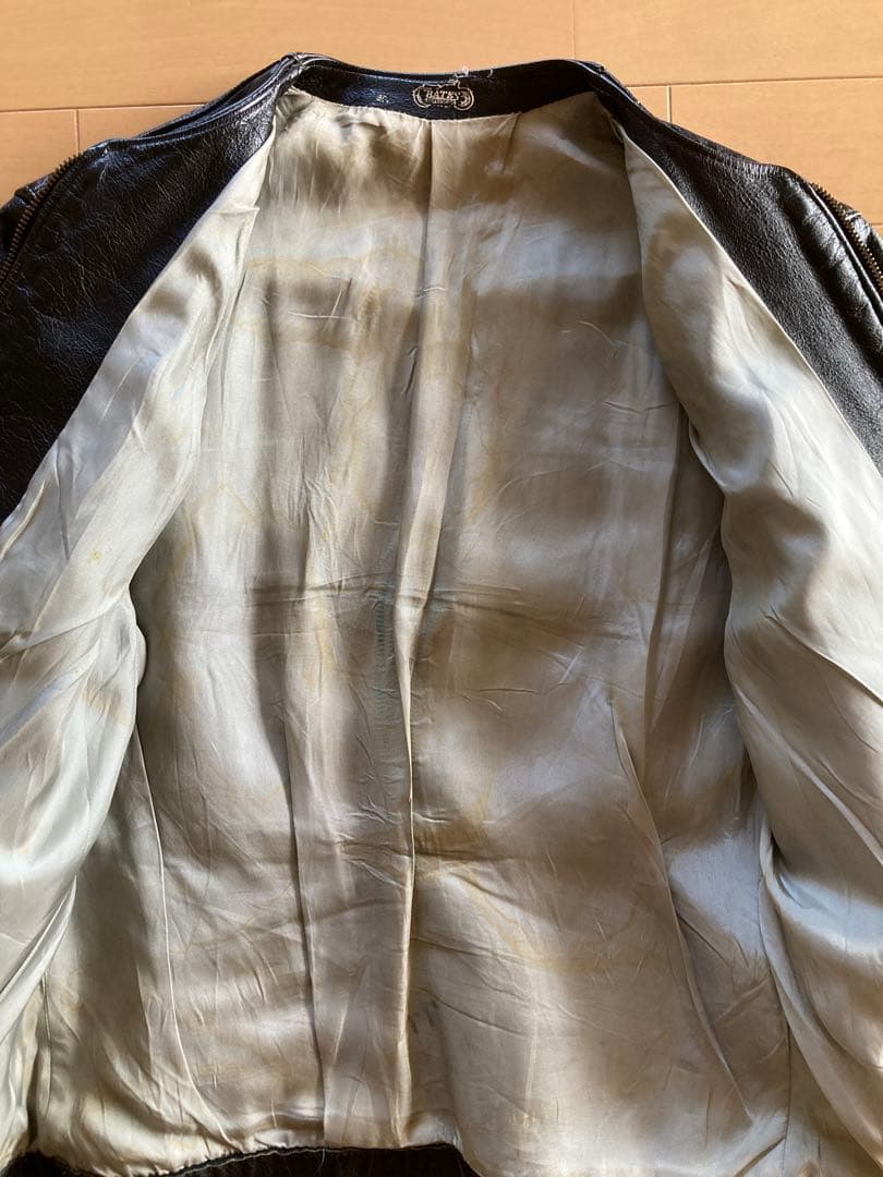 最初期 50s 60s BATES ベイツ ビンテージ ライダース レザー