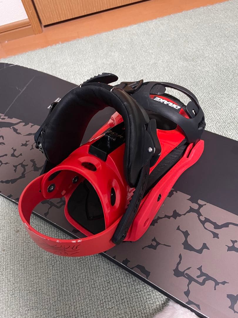 death label スノーボード　バインディング付き