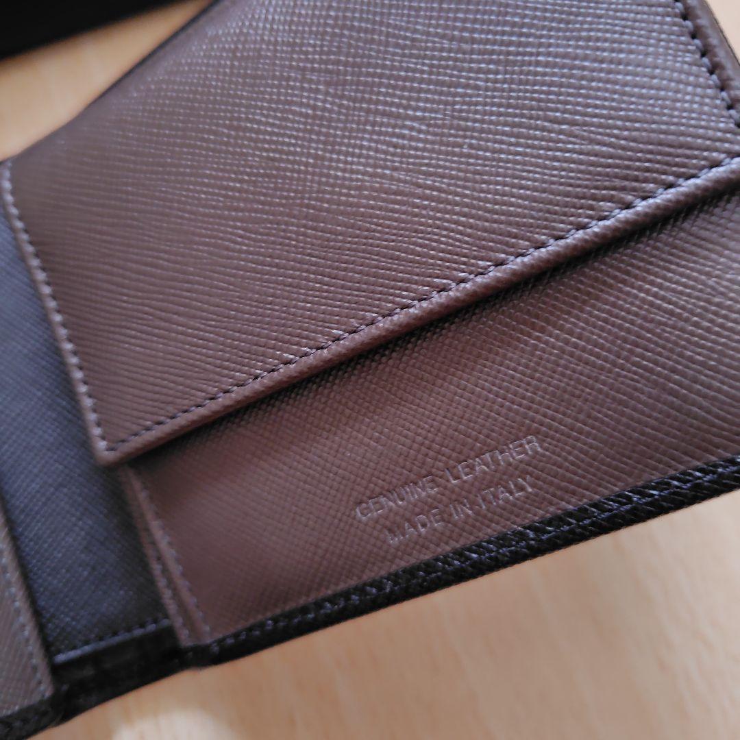 172. Paul Smith ブラック 二つ折り財布 箱付き