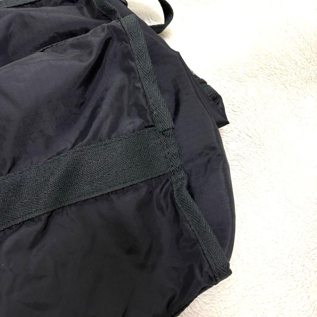 【美品】レスポートサック ラージウィークエンダー ボストン 黒 大容量　鍵付き