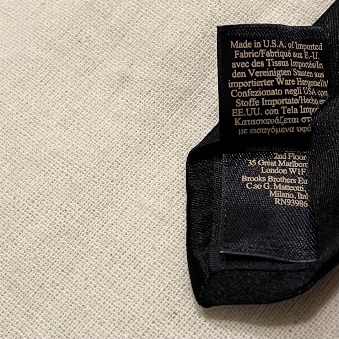 【超レア◆ソリッドブラック◆未使用級】ブルックスブラザーズ ネクタイ黒◆USA製