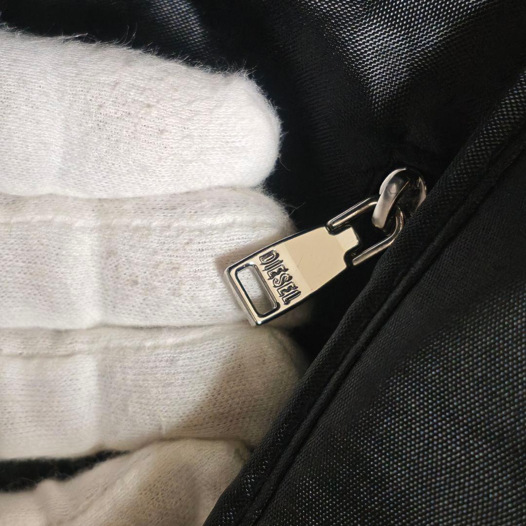 極美品✨DIESEL ナイロン トートバッグ グレー 2wayショルダー A4可