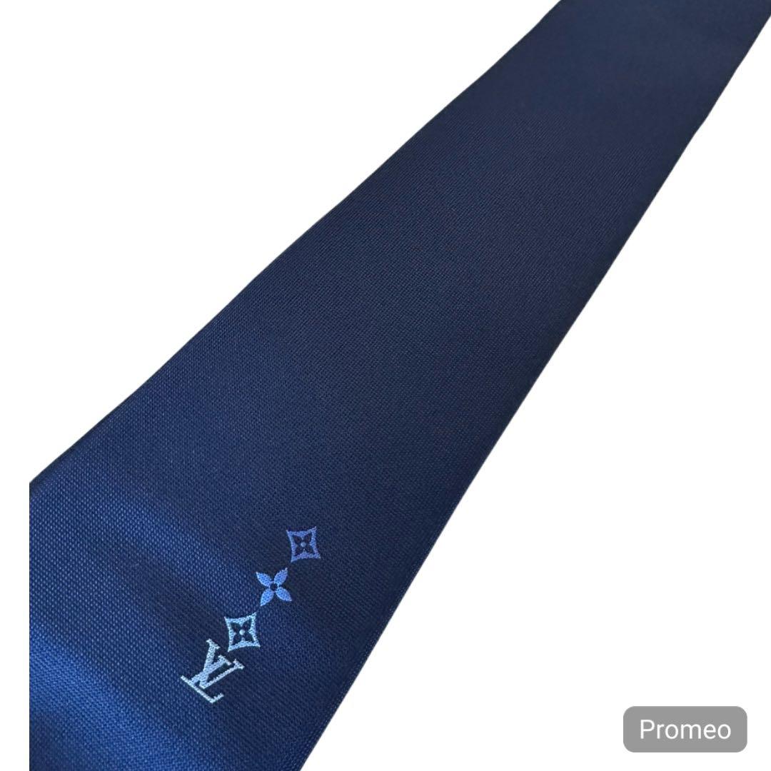 LOUIS VUITTON ネイビー ネクタイ 箱付き