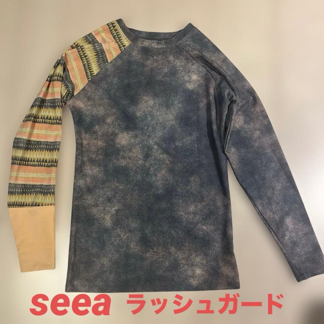 seeaラッシュガード レディースM サーフィン ロンハーマン