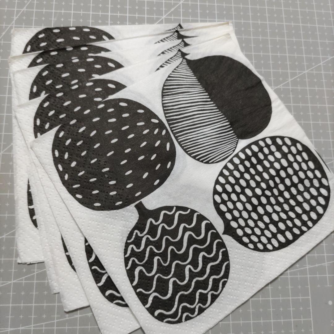 marimekko ペーパーナプキンおすそ分け5枚 整理出品 訳あり