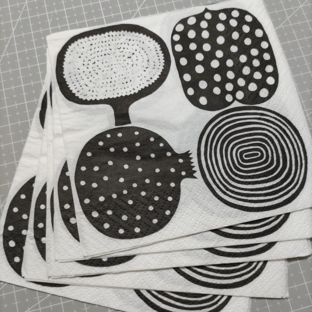 marimekko ペーパーナプキンおすそ分け5枚 整理出品 訳あり