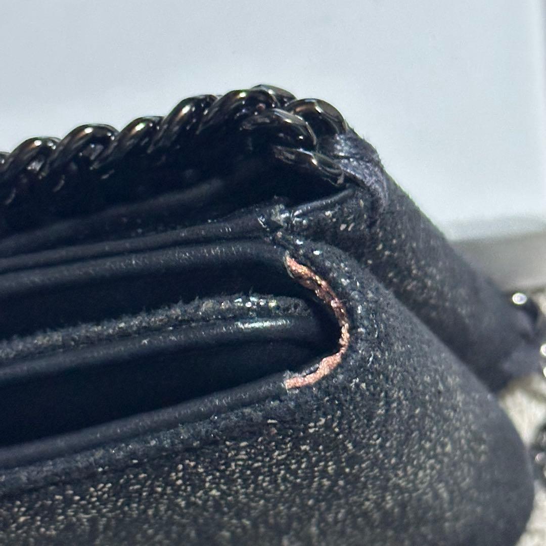 STELLA McCARTNEY ブラック 三つ折り財布