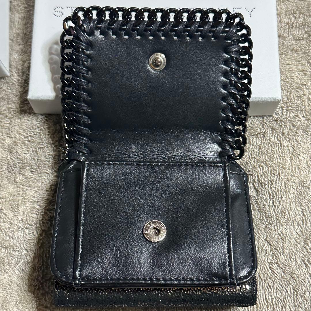 STELLA McCARTNEY ブラック 三つ折り財布