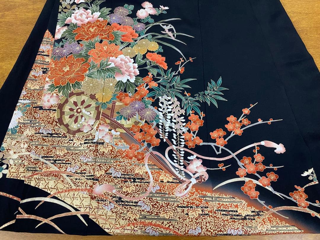 3221 着物　留袖　リメイク　ドレス　ワンピース