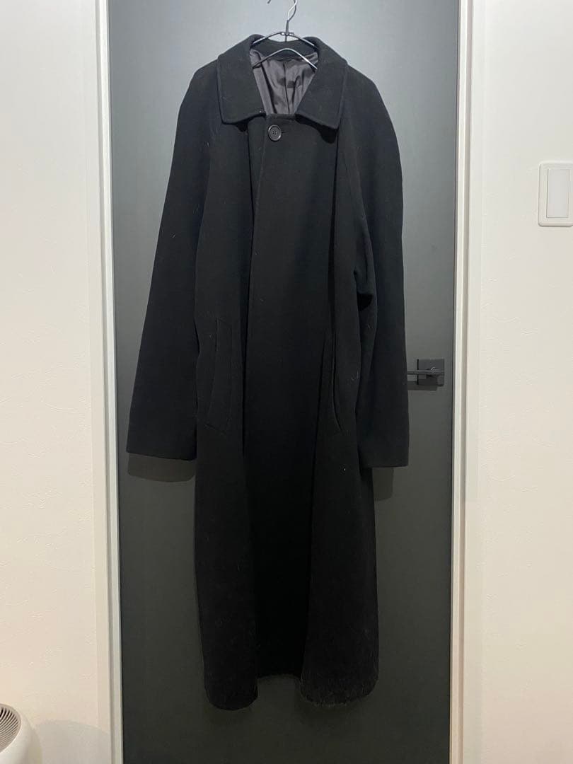 古着　カシミヤ100% ステンカラーコート