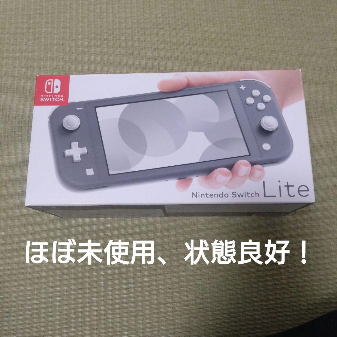 Nintendo Switch Lite グレー　ほぼ未使用、状態良好