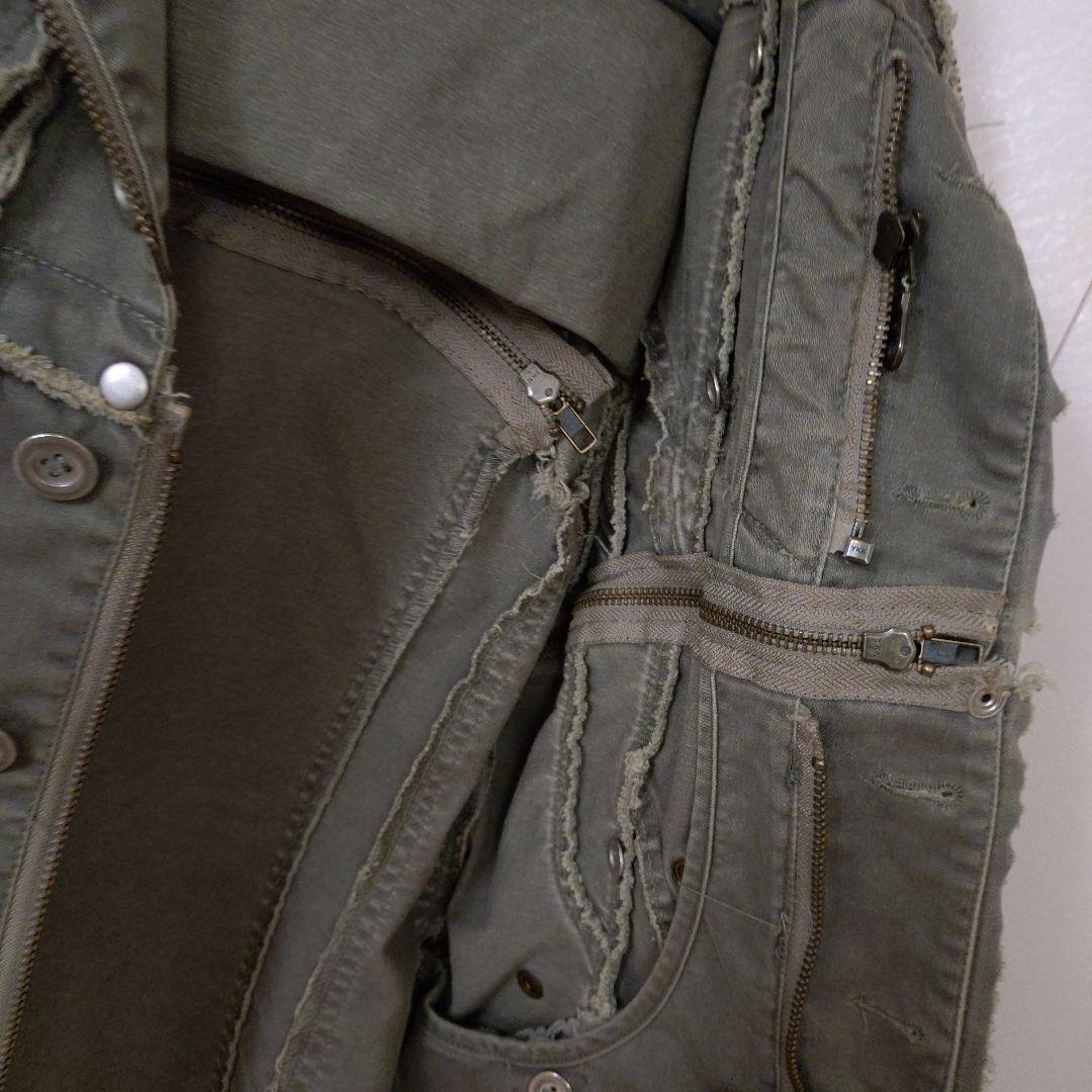 Baby Born カーキ ミリタリージャケット　ギミック　レディース