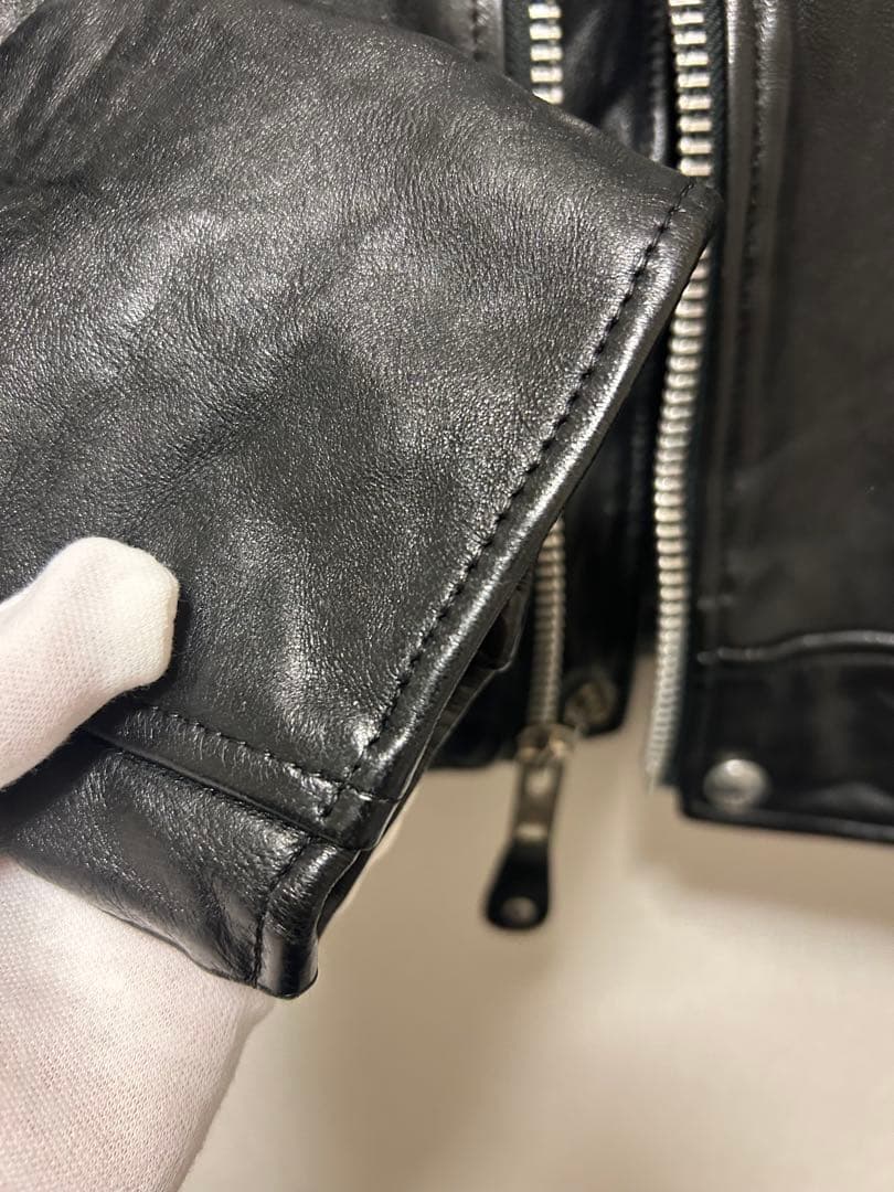 Schott ショットダブルブレスト セミダブルライダースジャケット