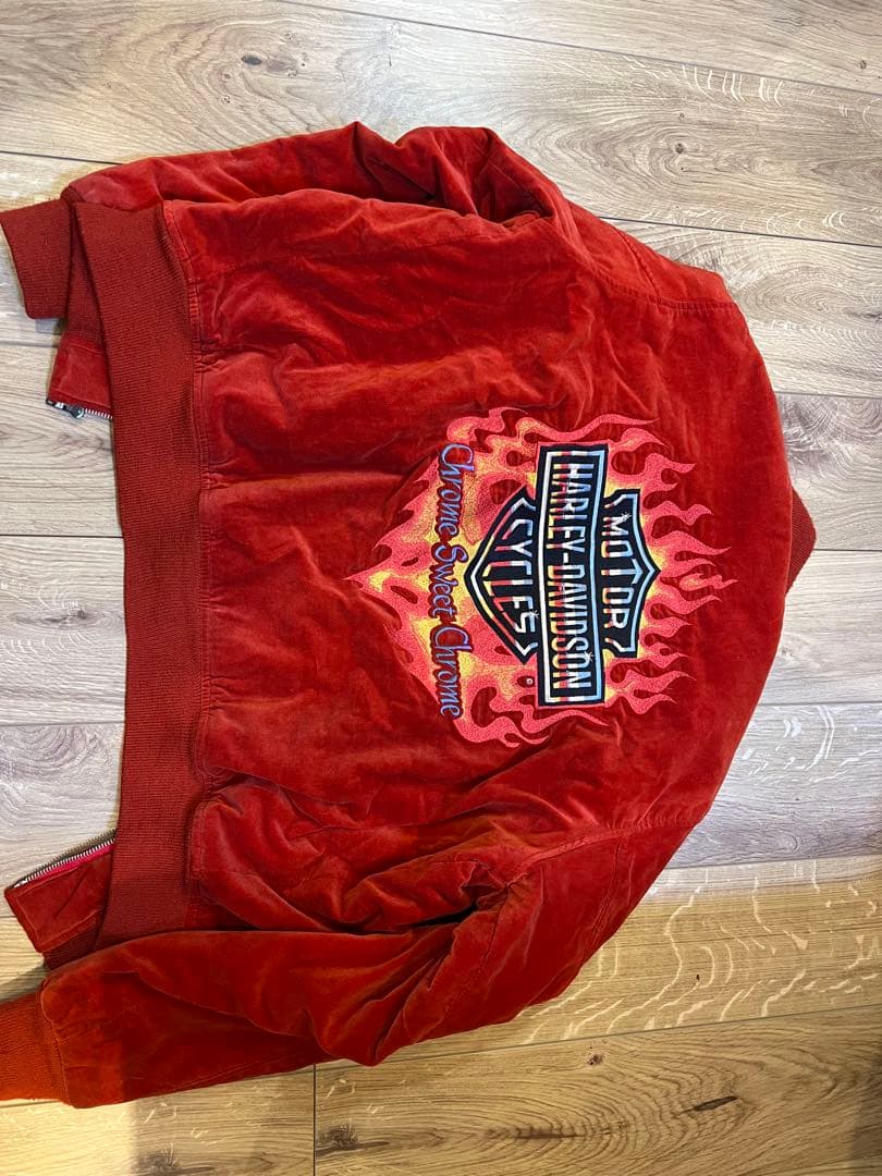 ハーレーダビッドソンスカジャン 商談中