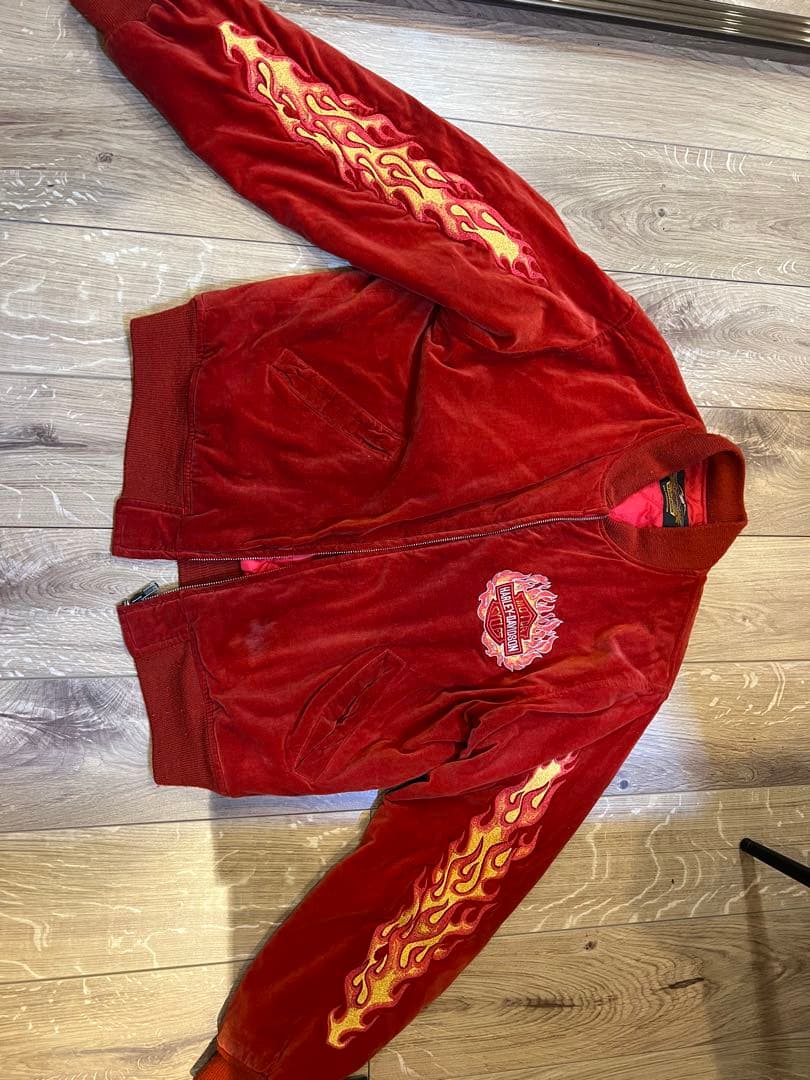 ハーレーダビッドソンスカジャン 商談中