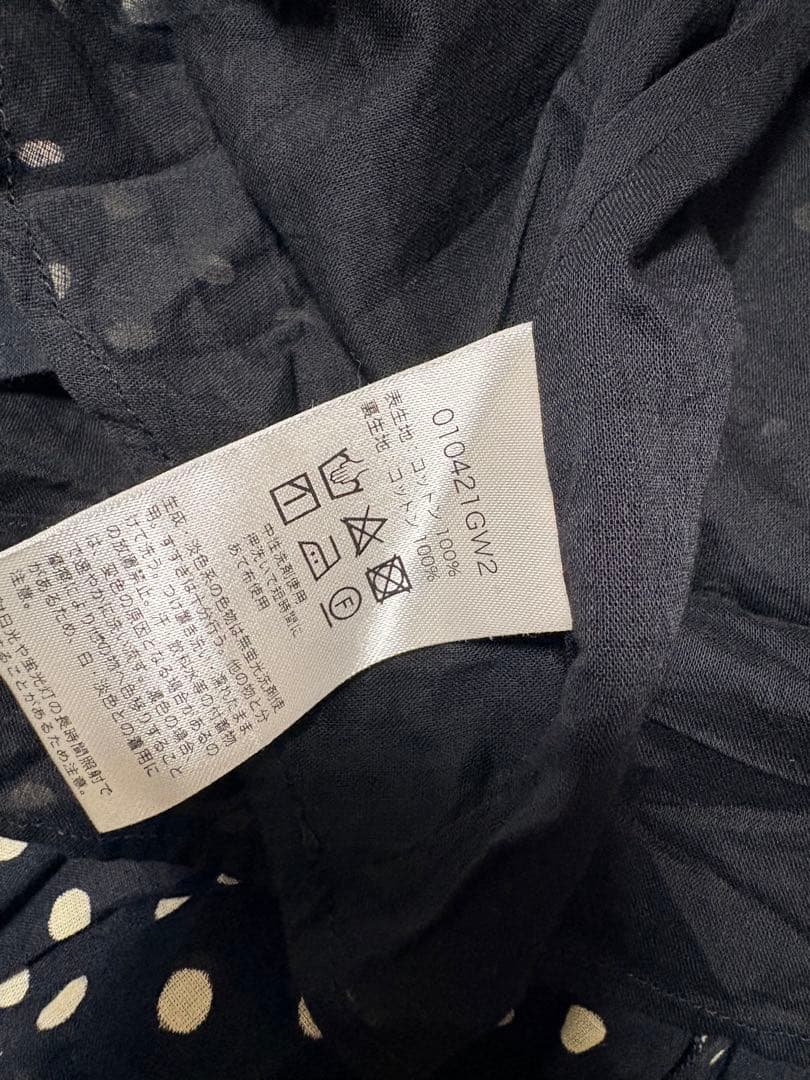 【着用一度のみ】ヌキテパ　ドット　ワンピース