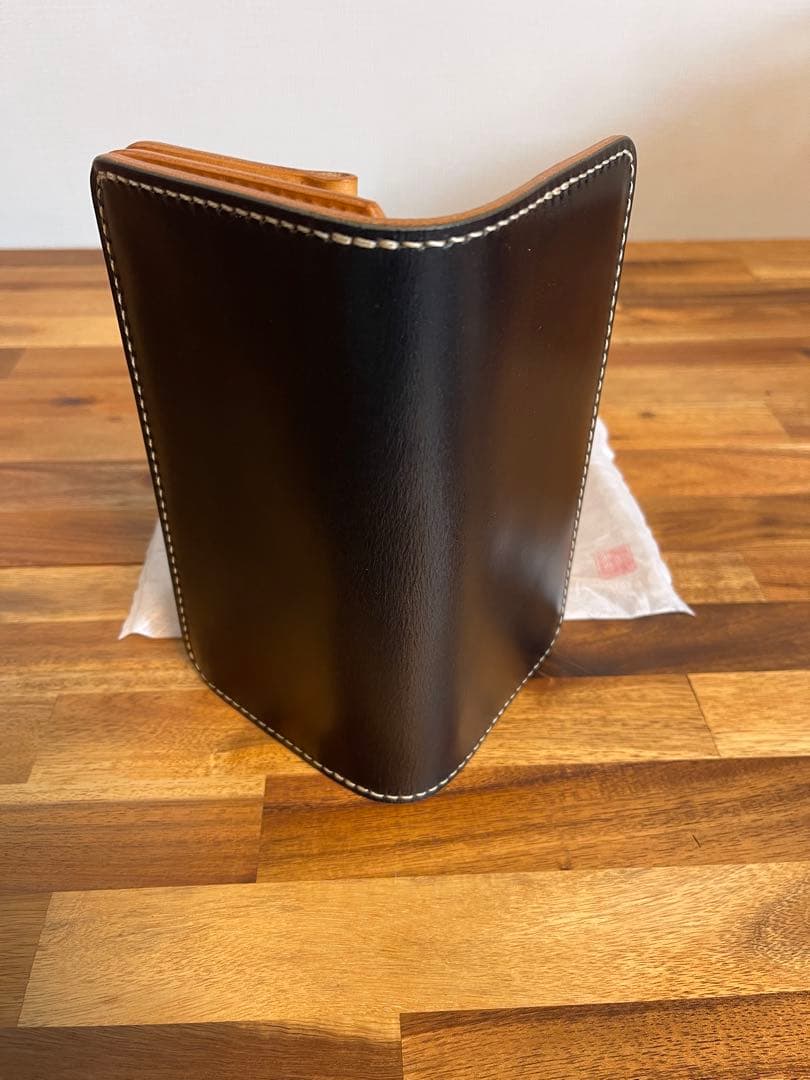 黒羽 クロウ CROW CBM-195-BR ブライドルレザー 長財布ブッテーロ