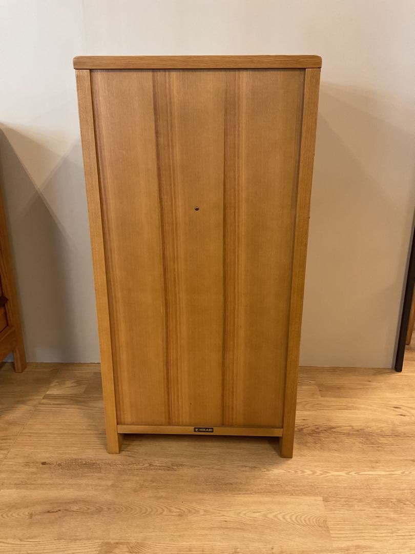 光製作所　オーク材　コンパクトキャビネット