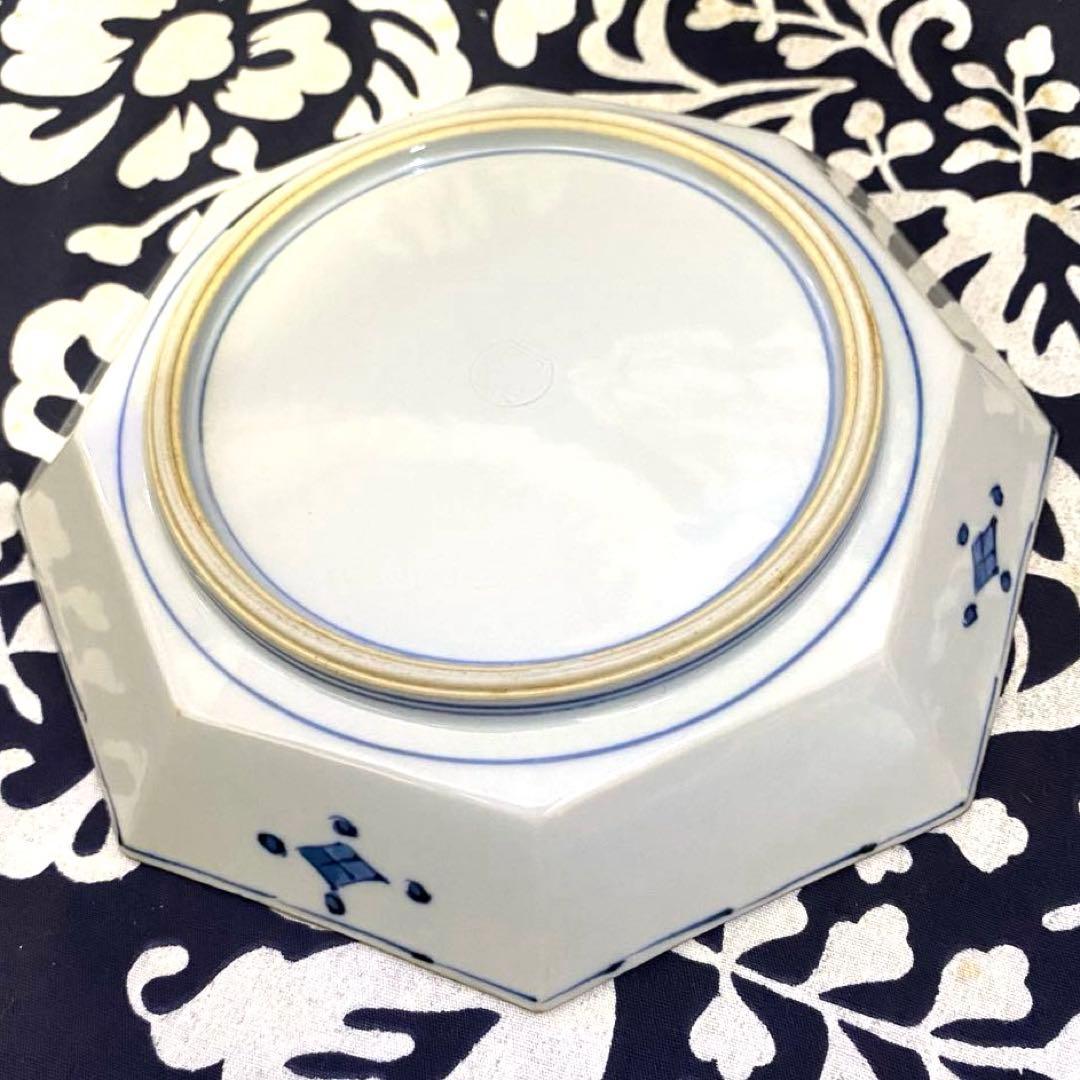 京焼　加藤雲泉　唐子八角皿　二枚組　京都　清水焼　① 高級食器　お正月・お祝いに