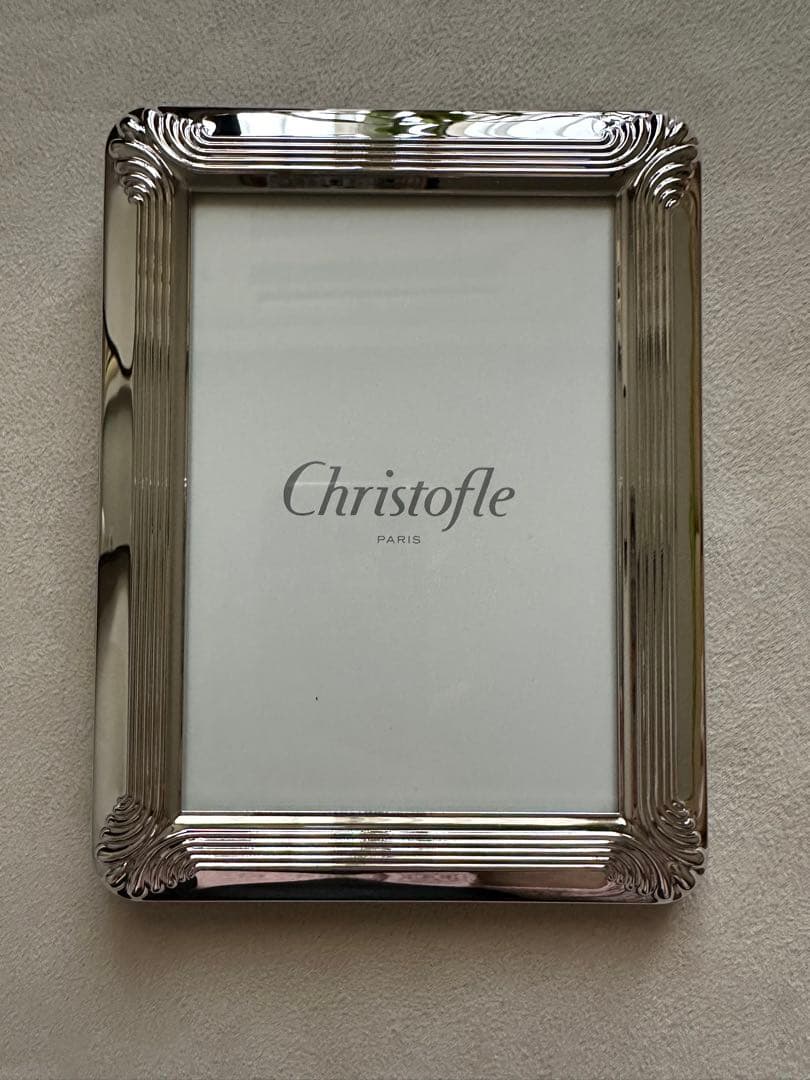 Christofle フォトフレーム9x13cm コキーユ シルバーコーティング