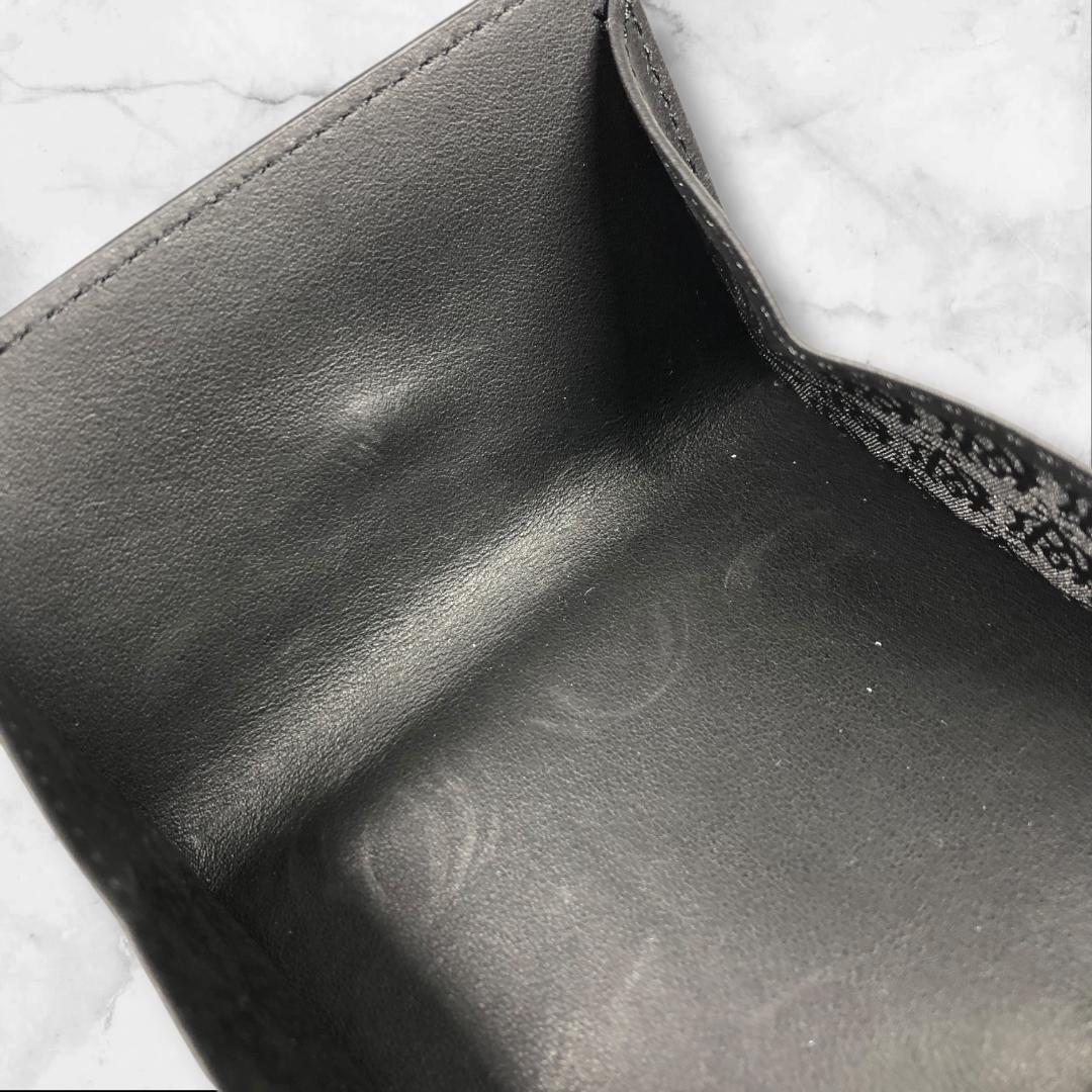 未使用品 ダンヒル dunhill ケース ロゴ金具 財布 小銭入れ 箱付